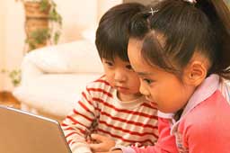 子どもとパソコン